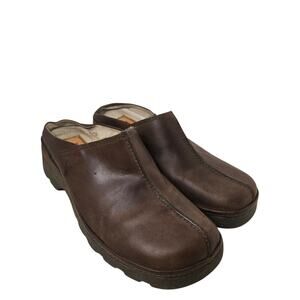 Vintage Frye Brown Mules Size 6M